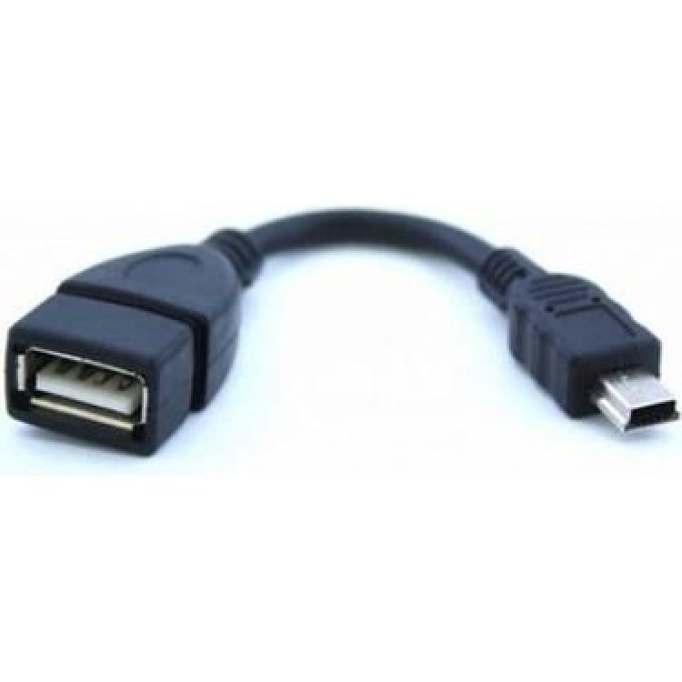 Mini usb otg 5 pin otg 15 cm oto teyp için usb çevirici