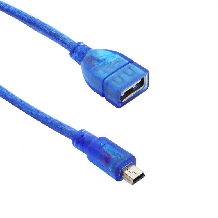 Mini usb otg kablo 5 pin otg kablo oto teyp flash bellek kablosu