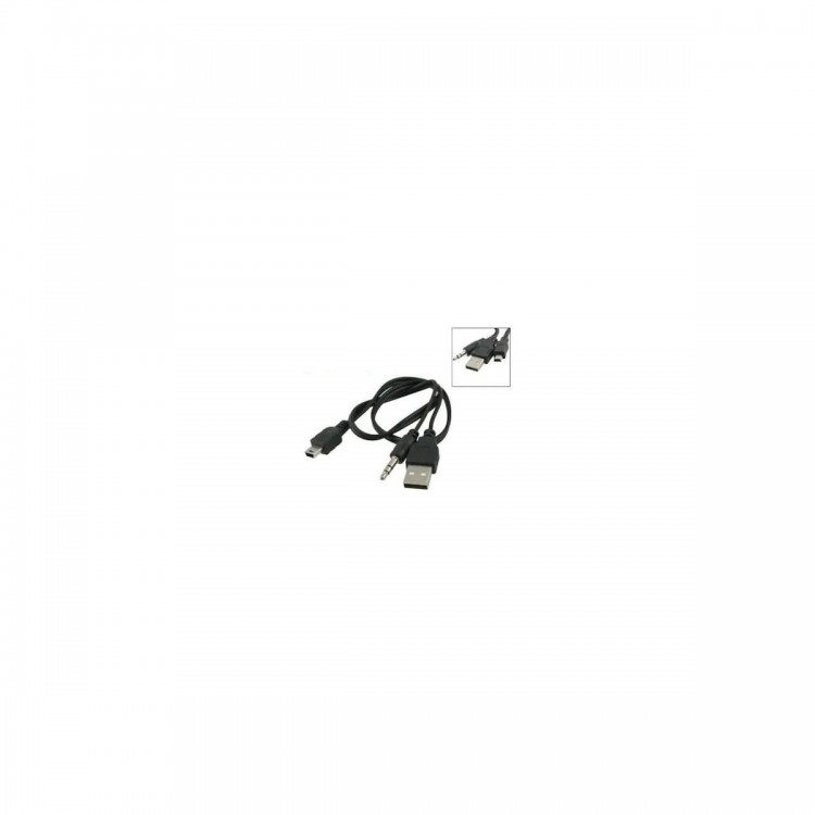 5 pin aux usb kablo Mini usb ses bombası kablosu mini usb stereo usb kablo 50 cm