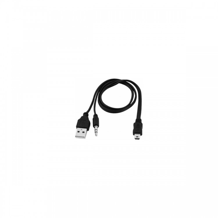 5 pin aux usb kablo Mini usb ses bombası kablosu mini usb stereo usb kablo 50 cm
