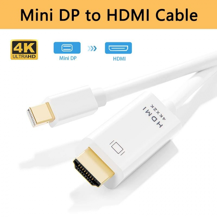 Minidisplayport hdmi çevirici 1.8 metre 4k mini displayport hdmi kablo Minidisplayport hdmi çevirici 1.8 metre 4k mini displayport hdmi kablo