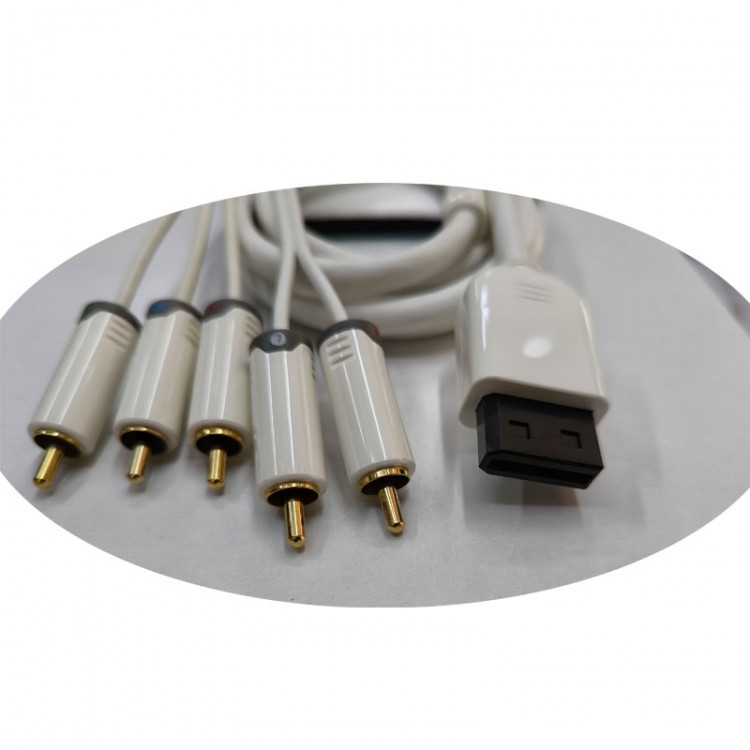 nintendo wii uyumlu component video ve ses kablosu 2m