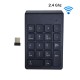 Kablosuz Numerik keypad 18 tuşlu numpad numara klavyesi Kablosuz Numerik keypad 18 tuşlu numpad numara klavyesi