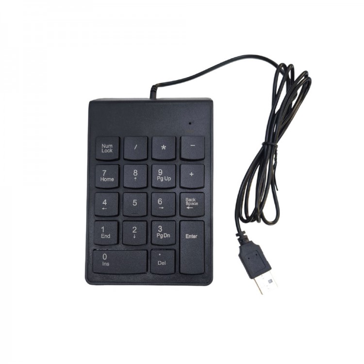 Numerik Keypad 18 tuşlu Kablolu numpad klavye numara klavyesi Numerik Keypad 18 tuşlu Kablolu numpad klavye numara klavyesi