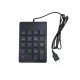 Numerik Keypad 18 tuşlu Kablolu numpad klavye numara klavyesi Numerik Keypad 18 tuşlu Kablolu numpad klavye numara klavyesi