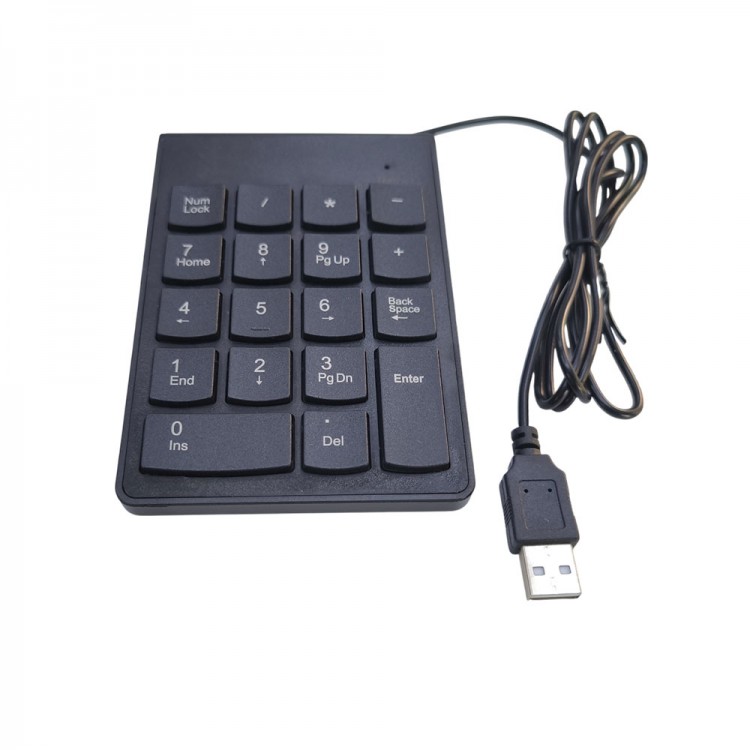 Numerik Keypad 18 tuşlu Kablolu numpad klavye numara klavyesi Numerik Keypad 18 tuşlu Kablolu numpad klavye numara klavyesi