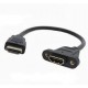 HDMI Panel tipi hdmi uzatma kablosu 30 cm montaj tipi hdmi uzatma kablosu