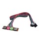 Bilgisayar kasası Ön Panel için Usb 2.0 Kulaklık Mikrofon uzatıcı Kablo 65cm Bilgisayar kasası Ön Panel için Usb 2.0 Kulaklık Mikrofon uzatıcı Kablo 65cm