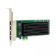 Pcı e x1 4 port Gigabit ethernet ağ kartı 10/100/1000 Pcı e x1 4 port Gigabit ethernet ağ kartı 10/100/1000