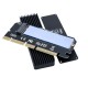 NVMe Mv2 SSD'den PCIe x16/x8/x4 alüminyum soğutucu kart PCIe M.2 NVMe çevirici NVMe Mv2 SSD'den PCIe x16/x8/x4 alüminyum soğutucu kart PCIe M.2 NVMe çevirici