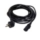3x1.5 oluklu power kablo C15 güç kablosu 5m 3x1.5 oluklu power kablo C15 güç kablosu 5m