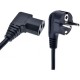 Power kablosu 90 derece L power kablo 3x0.75 mm kanlo 3metre Power kablosu 90 derece L power kablo 3x0.75 mm kanlo 3metre