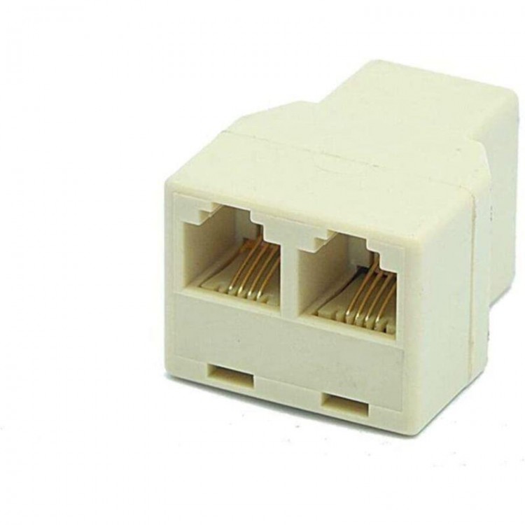 Rj11 2 port telefon çoklayıcı aparat