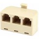 Rj11 Telefon Hat Çoğaltıcı Çoklayıcı Splitter 3lü