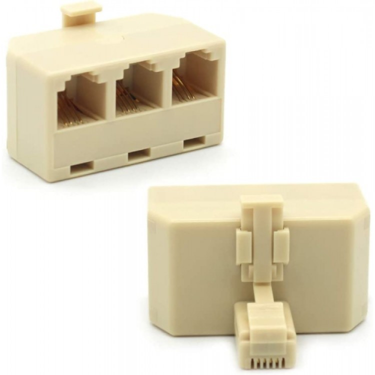 Rj11 Telefon Hat Çoğaltıcı Çoklayıcı Splitter 3lü