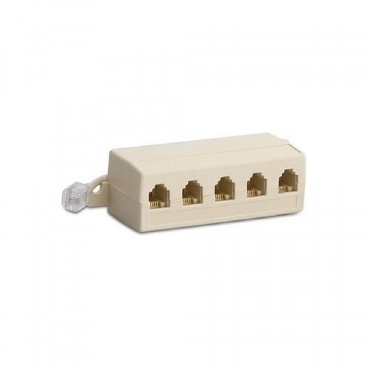 Rj11 çogaltıcı 5 port telefon çoklayıcı fax telefon çoklayıcı