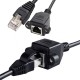 4RJ45 dişi erkek Uzatma Kablosu Cat5e/Cat6 Panel Tipi Ethernet uzatma 2m 4RJ45 dişi erkek Uzatma Kablosu Cat5e/Cat6 Panel Tipi Ethernet uzatma 2m