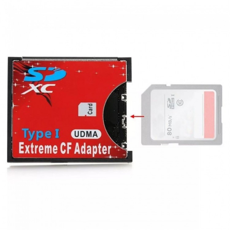 SD-CF çevirici adaptör sd hafıza kartı Compact Flash çevirici