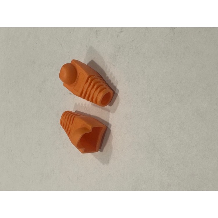 Turuncu rj45 kılıf turuncu cat6 kılıf turuncu cat5 kılıf 100 adet