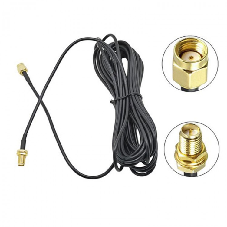 SMA dişi erkek uzatma kablosu modem anteni wireless anteni wifi anten uzatma 5m SMA dişi erkek uzatma kablosu modem anteni wireless anteni wifi anten uzatma 5m
