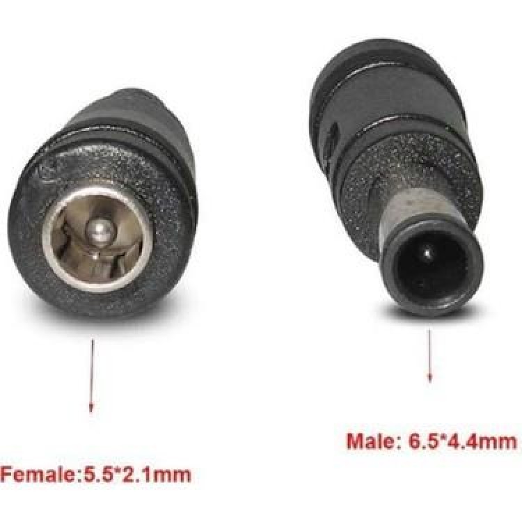 Standart uç sony uç çevirici 5.5 mm 2.1 mm 6.5 mm 4.4 mm adaptör çevirici