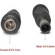 Standart uç sony uç çevirici 5.5 mm 2.1 mm 6.5 mm 4.4 mm adaptör çevirici