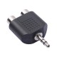 Stereo erkek 2 rca dişi çevirici erkek 3.5 mm 2x dişi rca jack 2 rca 1 stereo jack Stereo erkek 2 rca dişi çevirici erkek 3.5 mm 2x dişi rca jack 2 rca 1 stereo jack