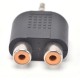 Stereo erkek 2 rca dişi çevirici erkek 3.5 mm 2x dişi rca jack 2 rca 1 stereo jack Stereo erkek 2 rca dişi çevirici erkek 3.5 mm 2x dişi rca jack 2 rca 1 stereo jack