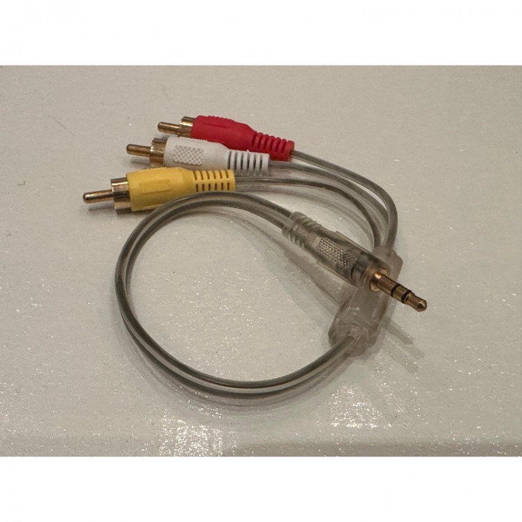 Stereo erkek 3 rca kablo 30 cm aux 3 rca kablo Stereo erkek 3 rca kablo 30 cm aux 3 rca kablo