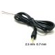 Asus ile uyumluTablet adaptör tamir kablosu 2.5 mm 0.7 mm tamir kablosu