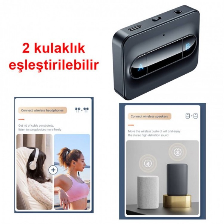 çift bluetooth kulaklık bağlantı aparatı televizyon 2 bluetooth kulaklık bağlantı kiti c31