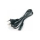 teyip radyo fişi 2 girişli power kablo 2x0.75 mm  3metre