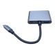 Type-C to 2x hdmı 1x usb 3.0 1x type c şarj 4 in 1 çevirici Type-C to 2x hdmı 1x usb 3.0 1x type c şarj 4 in 1 çevirici