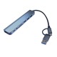Type C Usb Hub, 8i 1 arada USB 3.0 ,2.0, Type C Veri, 3.5 Ses, SD/TF Kart Okuyucu Type C Usb Hub, 8i 1 arada USB 3.0 ,2.0, Type C Veri, 3.5 Ses, SD/TF Kart Okuyucu