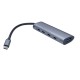 Type c usb çoklayıcı hub 3 port type c 1 port usb 3.0 1 port pd 60w şarj