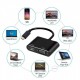 Type c to hdmi +vga çevirici macbook ,notebook için type c vga hdmi çevirici Type c to hdmi +vga çevirici macbook ,notebook için type c vga hdmi çevirici