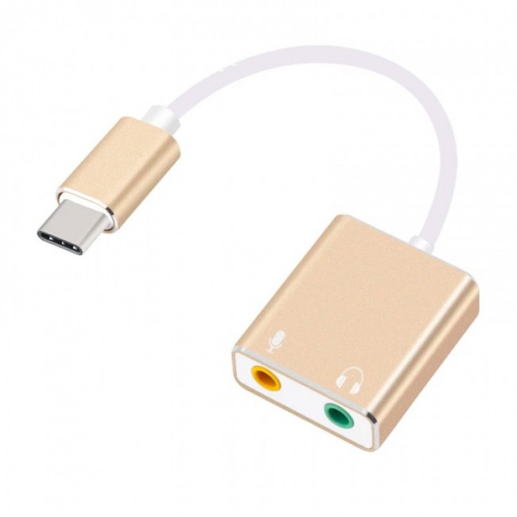 Typec ses kartı type-c sound card typec mikrofon kulaklık ayırıcı