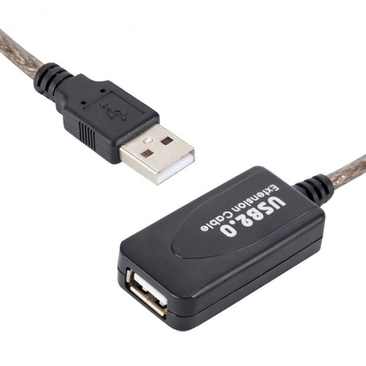Usb 2.0 15m extension güçlendirilmiş dişi erkek kablo Usb 2.0 15m extension güçlendirilmiş dişi erkek kablo