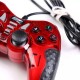 Double Shock 12 Fonksiyon Tuşu USB Bilgisayar kablolu Oyun Kolu kırmızı Double Shock 12 Fonksiyon Tuşu USB Bilgisayar kablolu Oyun Kolu kırmızı