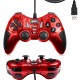 Double Shock 12 Fonksiyon Tuşu USB Bilgisayar kablolu Oyun Kolu kırmızı Double Shock 12 Fonksiyon Tuşu USB Bilgisayar kablolu Oyun Kolu kırmızı