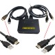 2 Port HDMI kablolu otomatik KVM Switch 2 Port HDMI kablolu otomatik KVM Switch