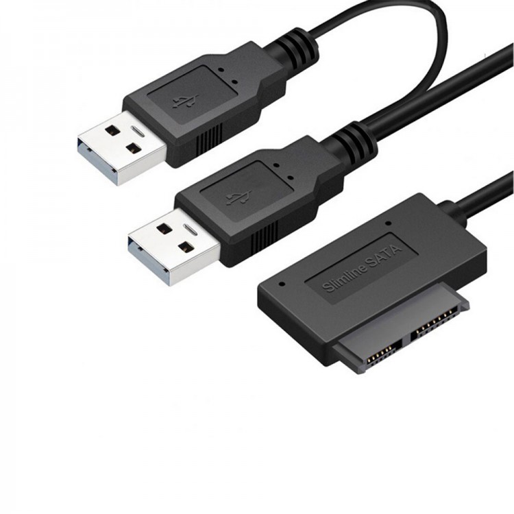 USB 2.0 7+6 13Pim slimline SATA notebook CD/DVD Rom Optik Sürücü kablosu