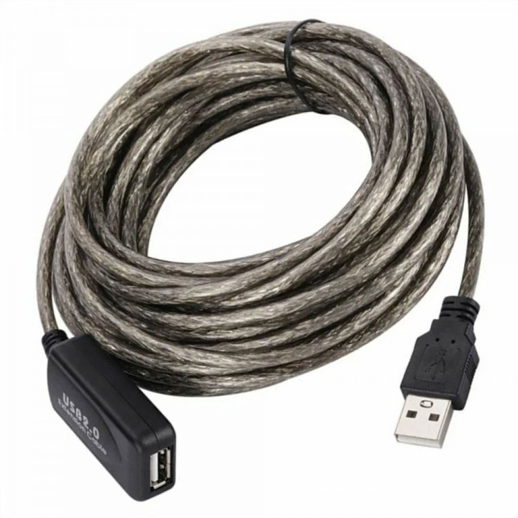 usb 2.0 dişi erkek uzatma kablosu güçlendirilmiş chipli extension kablo 5m