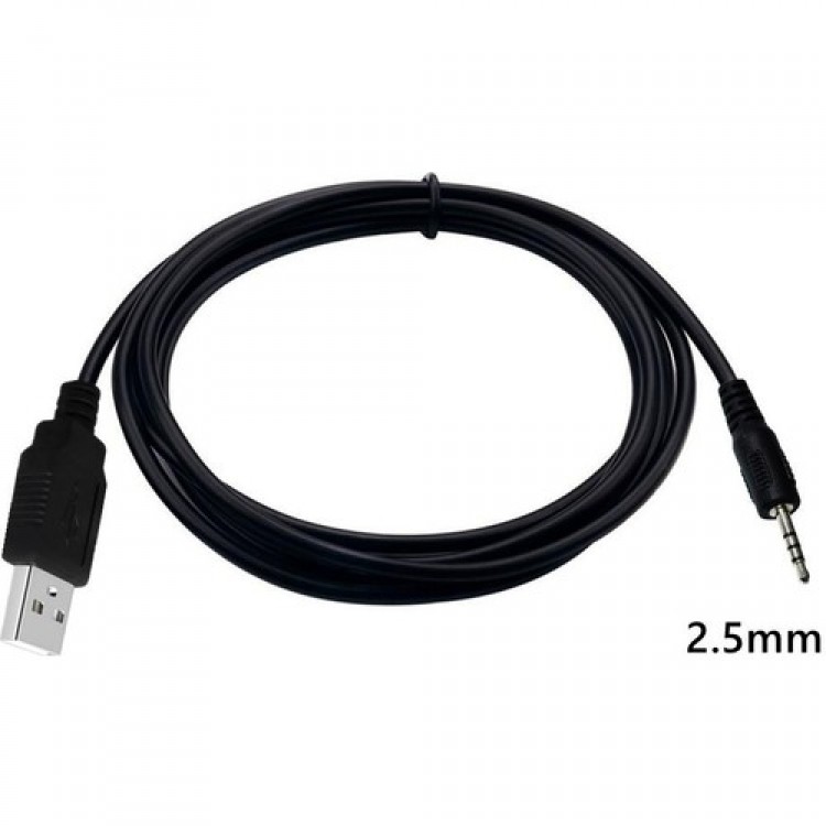 usb to 2.5 mm aux kameralı kol saati kablosu 2.5 mm stereo usb kablo