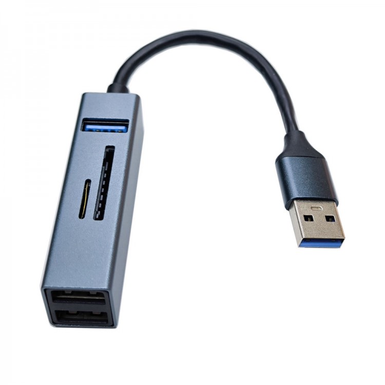 Usb 3.0 2.0 çoklayıcı hub + sd mikro kart okuyucu 5 in1 set Usb 3.0 2.0 çoklayıcı hub + sd mikro kart okuyucu 5 in1 set
