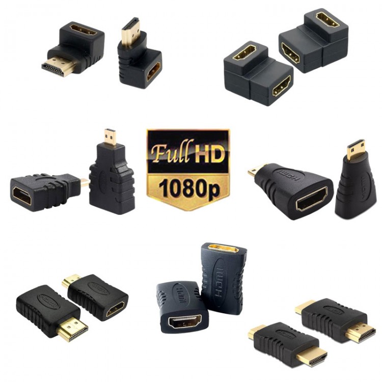 Hdmı dönüştürücü çevirici dişi erkek 7'li set hdmi 7'li çevirici set Hdmı dönüştürücü çevirici dişi erkek 7'li set hdmi 7'li çevirici set