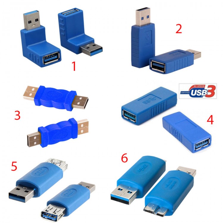 usb 3.0 çevirici adaptör seti usb 3.0 dönüştürücü 6'lı set