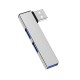 usb 3.0 L tipi usb 3.0 - 2.0 hub 3 port usb çoklayıcı hub
