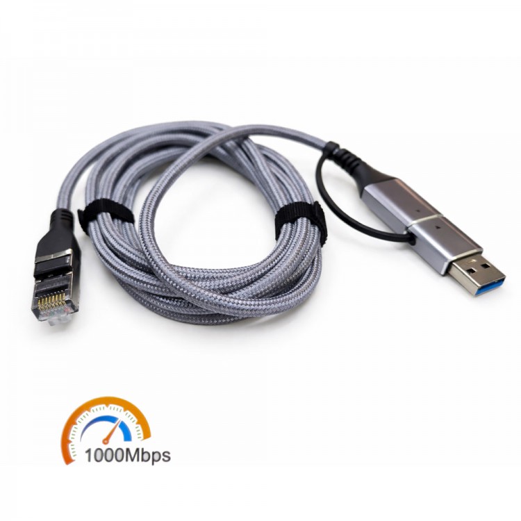 USB 3.0 ve Type C - Gigabit RJ45 Ethernet Adaptörü 2in1 usb 3.0 Type C 10/100/1000 USB 3.0 ve Type C - Gigabit RJ45 Ethernet Adaptörü 2in1 usb 3.0 Type C 10/100/1000
