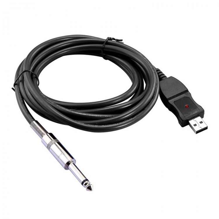 Usb 6.3 mm jack adaptörü pc kayıt usb enstrüman kablosu usb saz kablosu Usb 6.3 mm jack adaptörü pc kayıt usb enstrüman kablosu usb saz kablosu